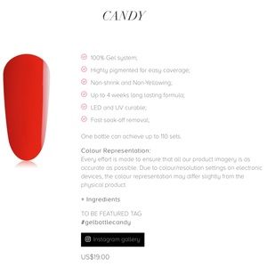 The Gel Bottle Candy Gel Polish